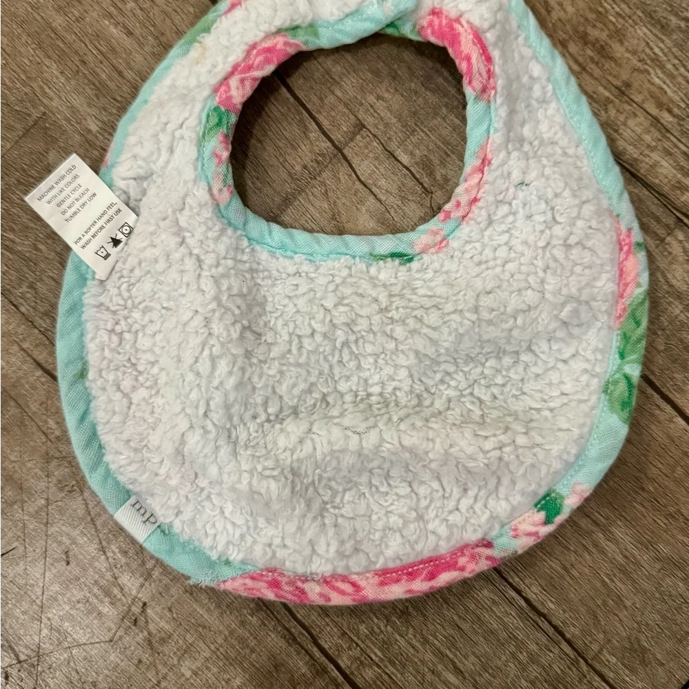 Mud Pie Baby‎ Girl Floral Bib Set (3 Pack) Velcro Closure
